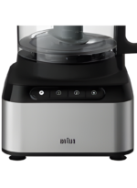 BRAUN PurEase Food Processor FP 3235 SI - Powerful, versatile, and compact kitchen appliance for effortless meal preparation.