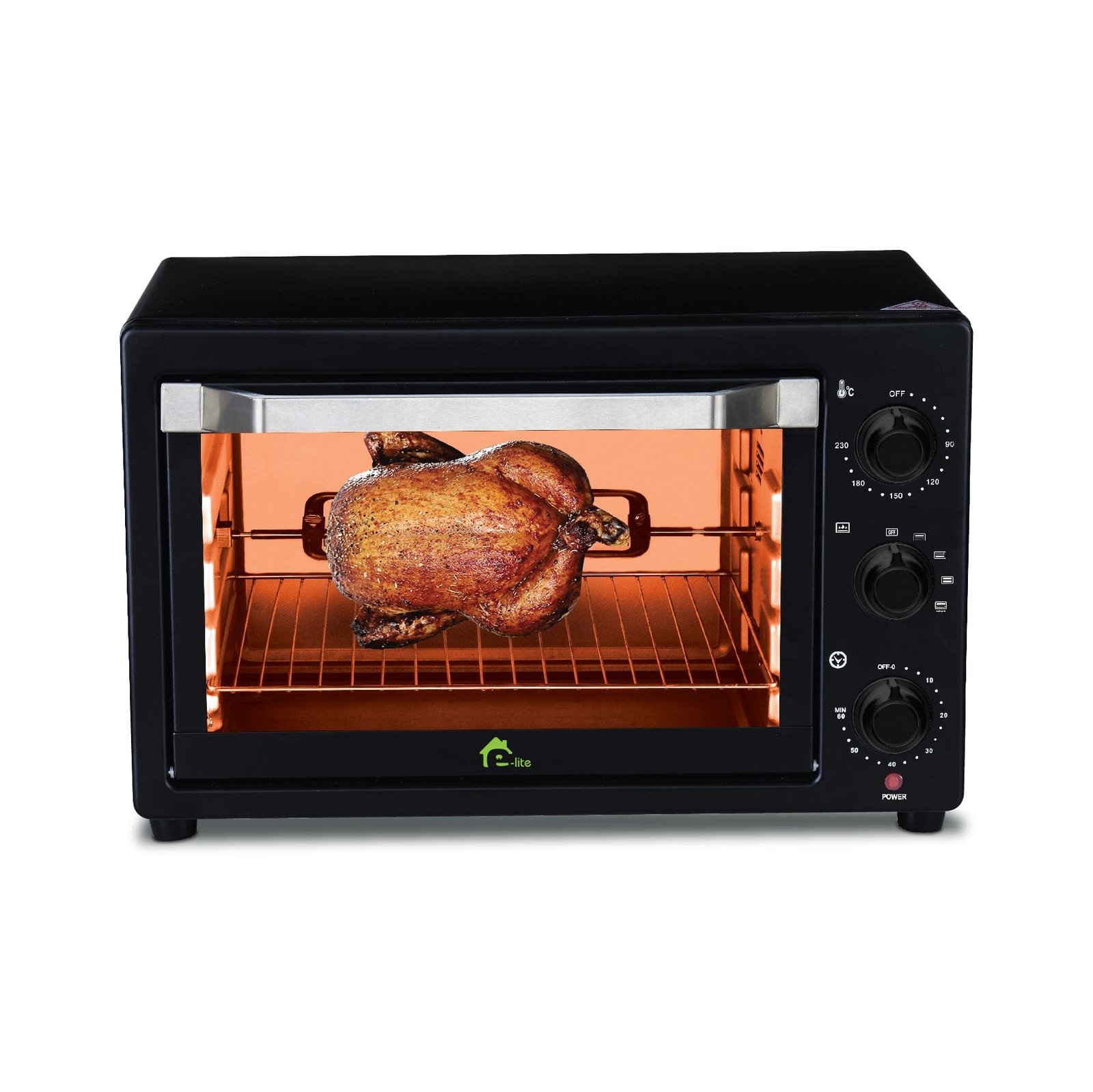 E-lite-Product-02 ETO-221R - OVEN TOASTER - 22 LTR - BLACK